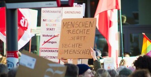 Kein Stück weiter Rechts. Keine Stimmen für Rechtsradikale!